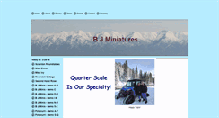 Desktop Screenshot of bjminis.com