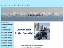 Tablet Screenshot of bjminis.com
